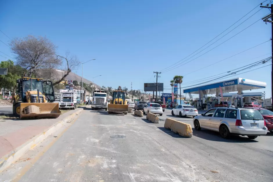 Rehabilitaci�n de tramo del colector Insurgentes en Tijuana
