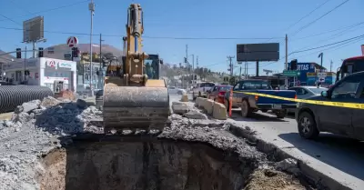 Rehabilitaci�n de tramo del colector Insurgentes en Tijuana