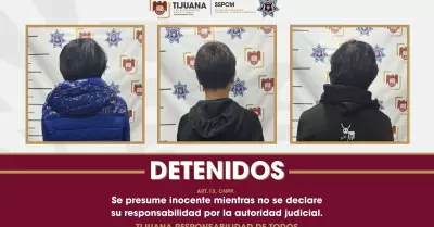 Menores de edad detenidos en posesi�n de droga
