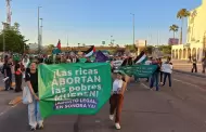 Colectivas marchan en Hermosillo por la despenalizaci�n del aborto