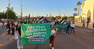 Marcha en pro de la despenalizaci�n del aborto