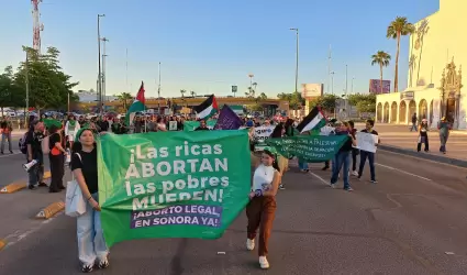 Marcha en pro de la despenalizaci�n del aborto