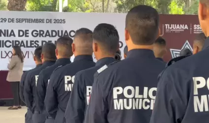 Contrataci�n de m�s polic�as para Tijuana depende del presupuesto, con 60 para 2