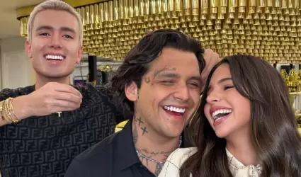 Miguel de la Mora, Christian Nodal y �ngela Aguilar