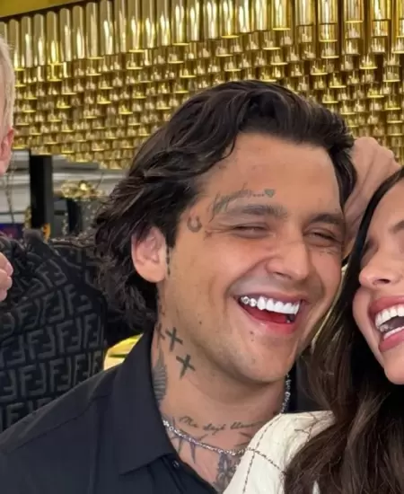 Miguel de la Mora, Christian Nodal y �ngela Aguilar