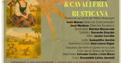 �pera de Tijuana celebra su 25 aniversario