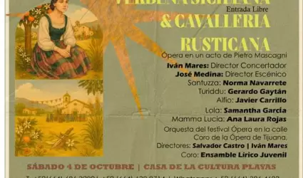 �pera de Tijuana celebra su 25 aniversario
