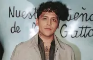 Staff Christian Nodal revisa sus bebidas en conciertos