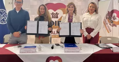 DIF Baja California y la OIM firman memor�ndum clave