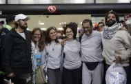 Llegan a M�xico los seis connacionales detenidos por Israel en Flotilla Global Sumud