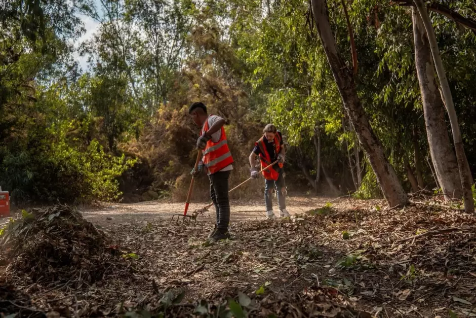 Jornada de limpieza en Parque Morelos