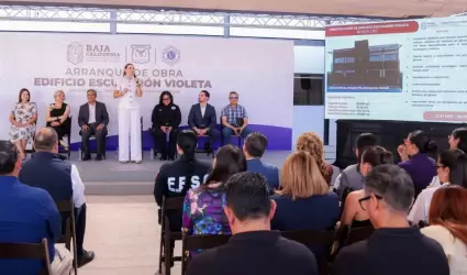 Primer edificio del Escuadr�n Violeta en Mexicali