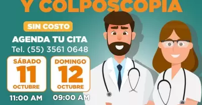 Jornada gratuita de papanicolaou y colposcop�a
