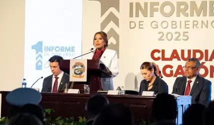 Claudia Agat�n Mu�iz 1er. informe de gobierno