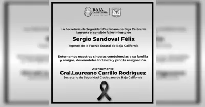 Agente estatal Sergio Sandoval F�lix