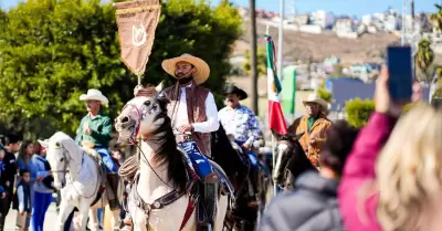 Desfile c�vico deportivo con motivo del 115 aniversario del inicio de la Revoluc