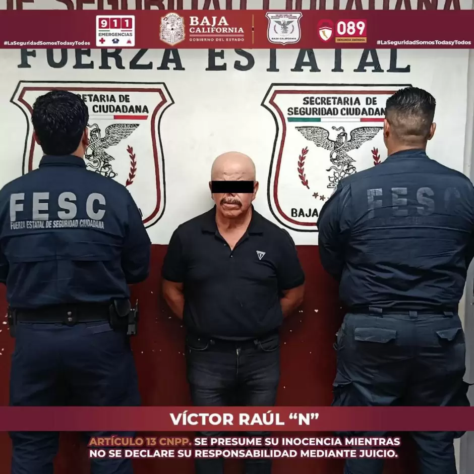 Dos detenidos tras intervenci�n del Escuadr�n Violeta en Mexicali y Tijuana