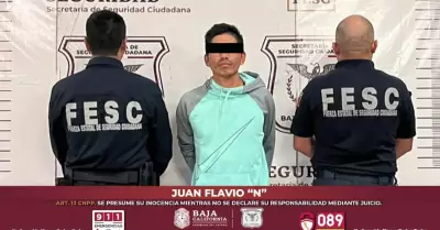Dos detenidos tras intervenci�n del Escuadr�n Violeta en Mexicali y Tijuana