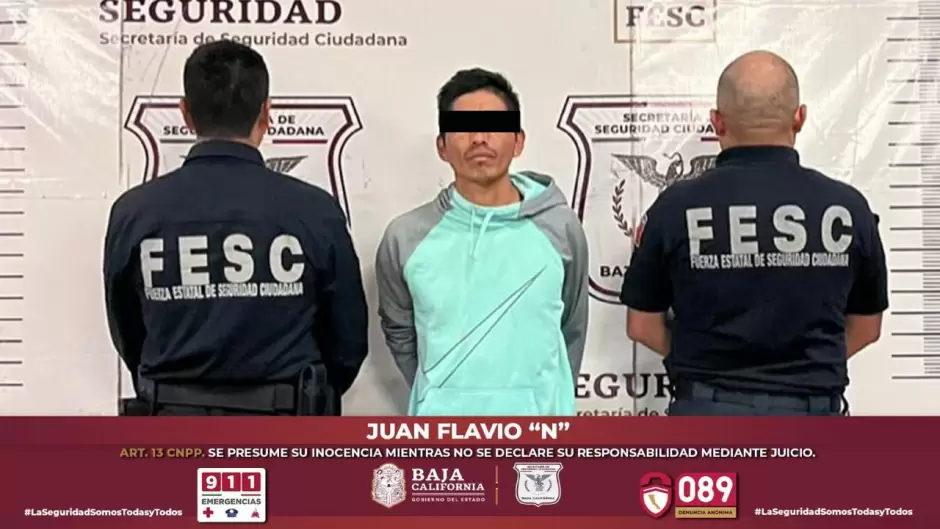 Dos detenidos tras intervenci�n del Escuadr�n Violeta en Mexicali y Tijuana