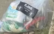 "No est� bien eso": Sheinbaum reprueba supuesta entrega de despensas del CJNG