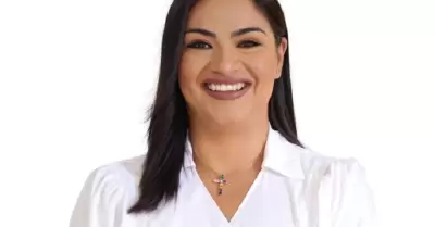 Gaby Mej�a, exalcaldesa de Cuauht�moc, Colima.