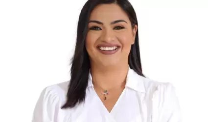 Gaby Mej�a, exalcaldesa de Cuauht�moc, Colima.