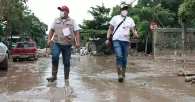 Atenci�n a emergencia por lluvias