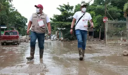 Atenci�n a emergencia por lluvias