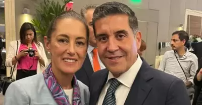 Claudia Sheinbaum y Jos� Mar�a Tapia