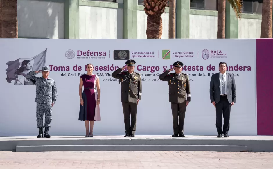 Ceremonia de Toma de Posesi�n del nuevo Comandante de la II Regi�n Militar