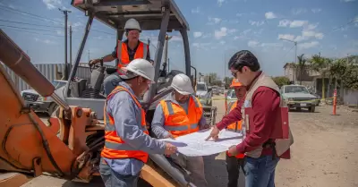 Obras de infraestructura hidr�ulica en Zona Este de Tijuana