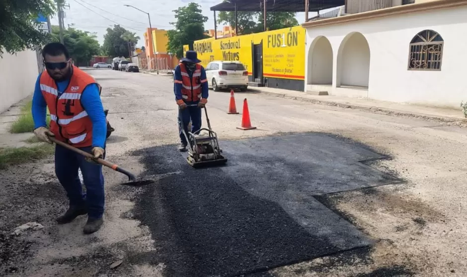 Bacheo en Hermosillo