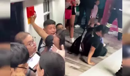 Mujer es agredida y arrojada del vag�n tras partido ante Pumas