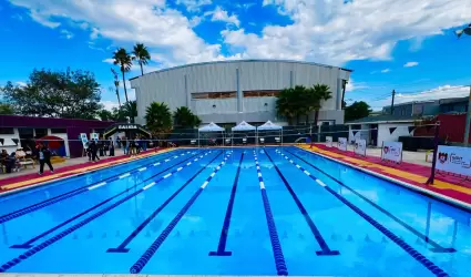 Reapertura de alberca de la Unidad Deportiva Reforma