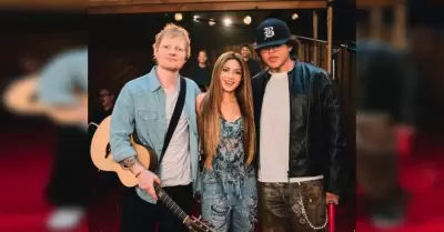 Ed Sheeran, Shakira y Be�le