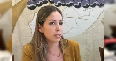 Lic. Estefan�a Campos, presidenta de la Barra de Abogadas Lic. Mar�a Sandoval de