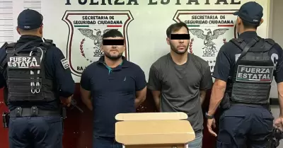 Detenidos con arma de fuego abastecida con cartuchos �tiles