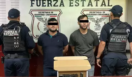 Detenidos con arma de fuego abastecida con cartuchos �tiles