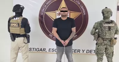 Mart�n de Jes�s Contreras Zepeda, "Tomate", detenido en Nogales, Sonora