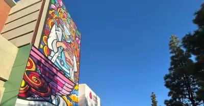 El mural de Jaime Carb� se inaugur� en el Hospital IMSS Tijuana.