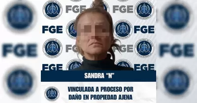 Vinculada a proceso por incendiar un autom�vil