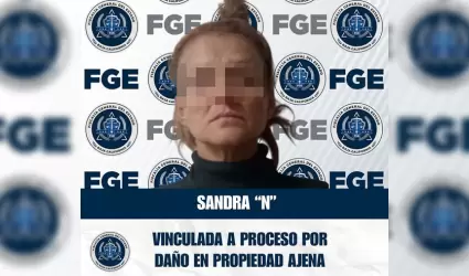 Vinculada a proceso por incendiar un autom�vil