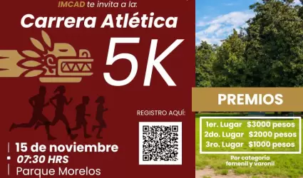 Carrera Atl�tica 5K en conmemoraci�n del D�a Mundial sin Alcohol