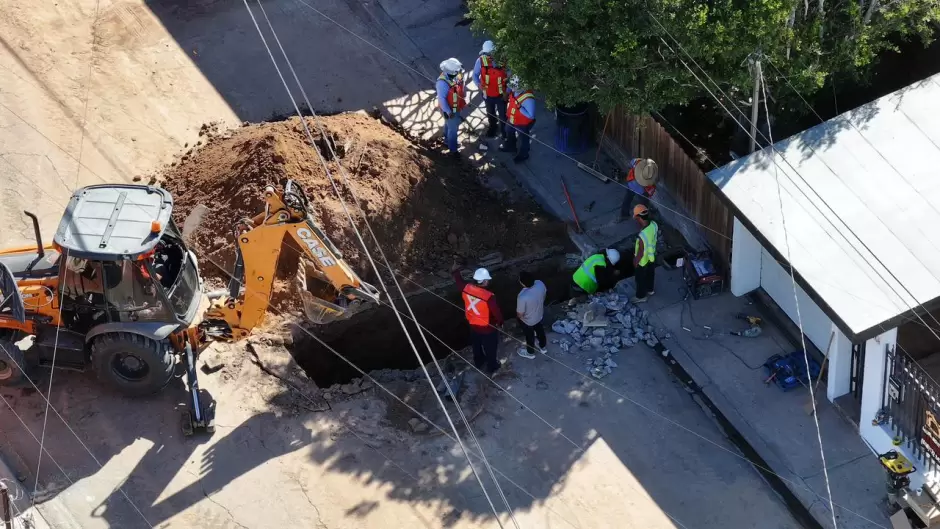 L�neas de alcantarillado sanitario