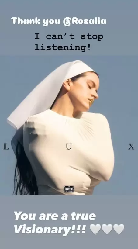 Madonna elogia a Rosal�a por su �lbum "LUX"