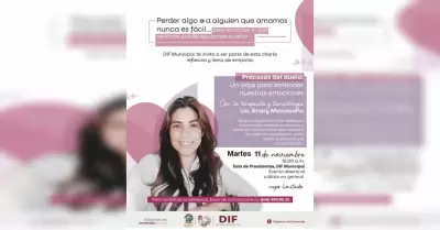 Pl�tica para comprender y sanar el proceso del duelo