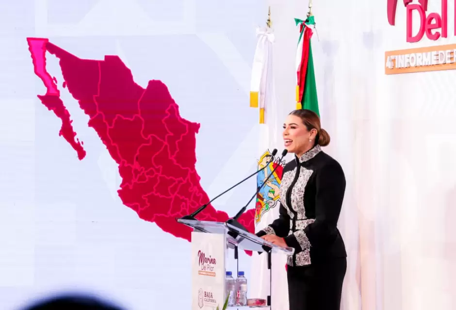 Gobernadora Marina del Pilar en Cuarto Informe