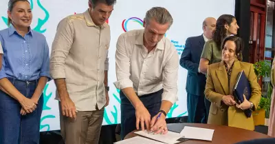 Newsom firma nuevos acuerdos clim�ticos en la COP30