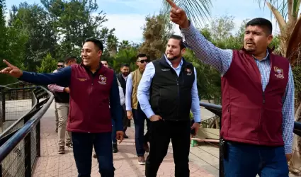 Recorre Ismael Burgue�o Ruiz el Parque Morelos