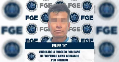 Vinculado a proceso por incendio de dos patrullas de la Polic�a Municipal